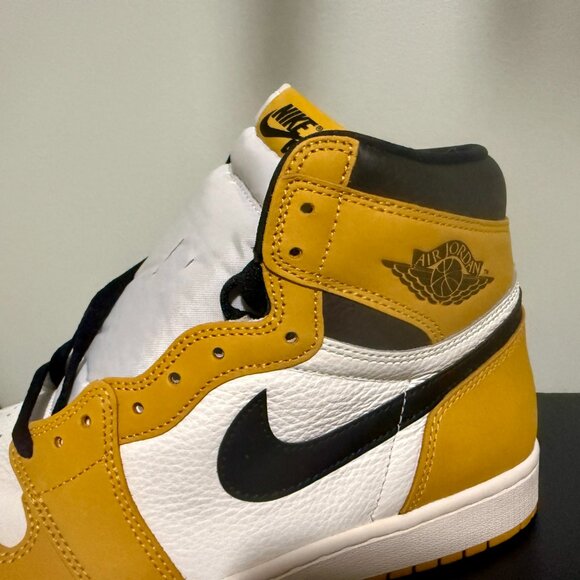 Nike Yellow and Black High-Top Sneakers - Picture 2 of 3